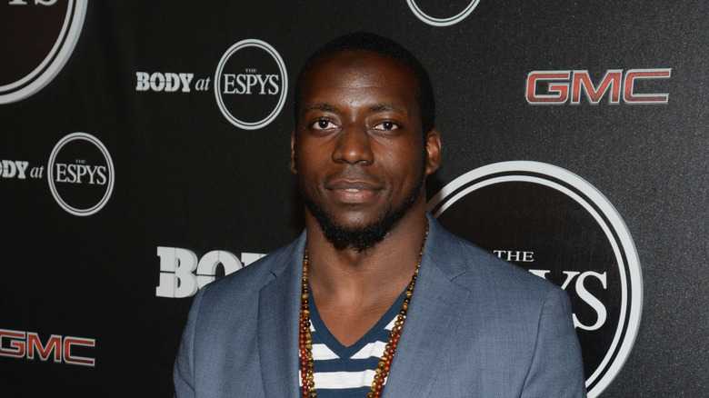 Rashard Mendenhall posing