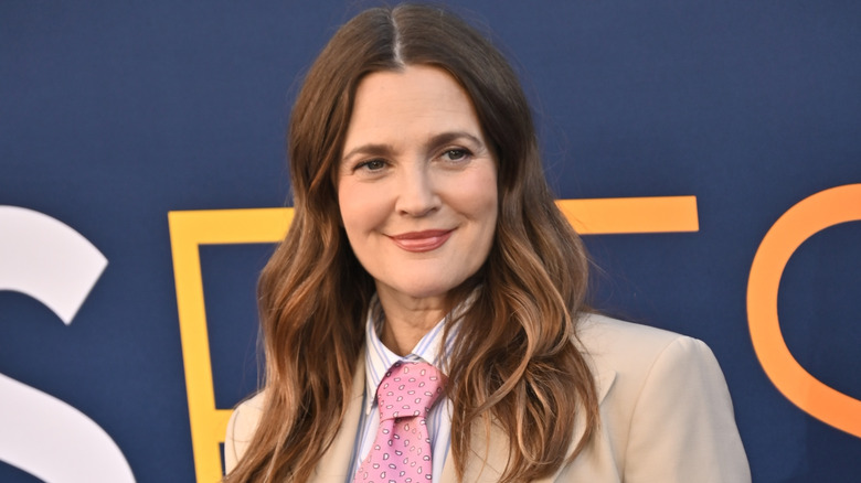 Drew Barrymore on CBS Fest 2025 red carpet
