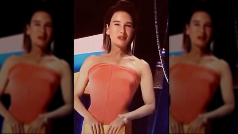 Renee Zellweger appears at the 2021 Oscars