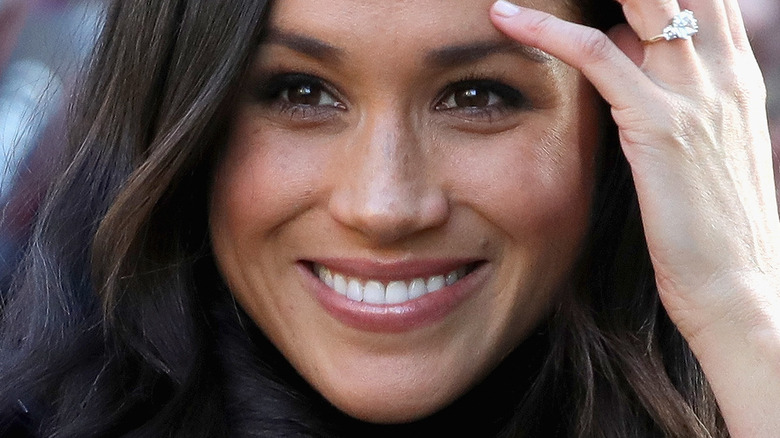 Meghan Markle smiling