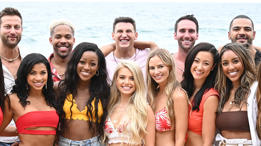 The cast of Bachelor in Paradise on the beach