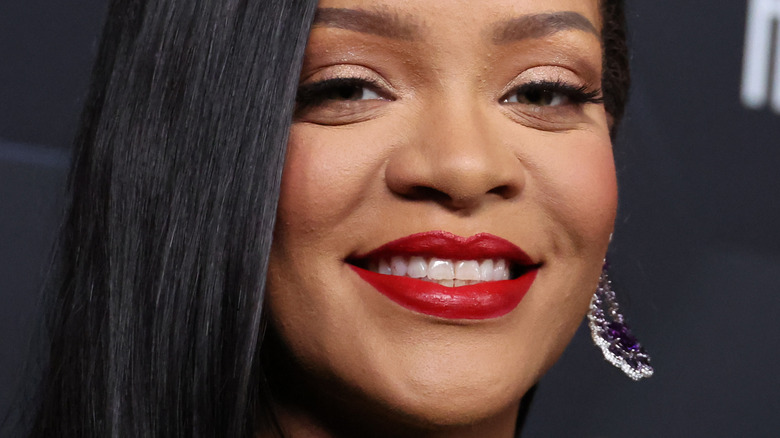 Rihanna smiling