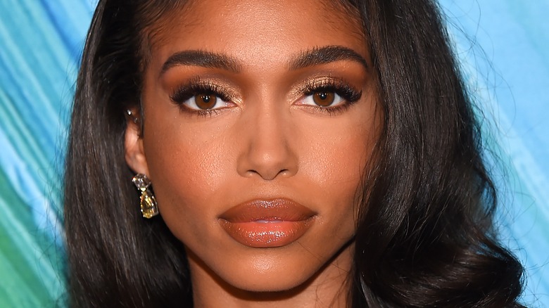 Lori Harvey arriving for amfAR Gala Los Angeles 2021