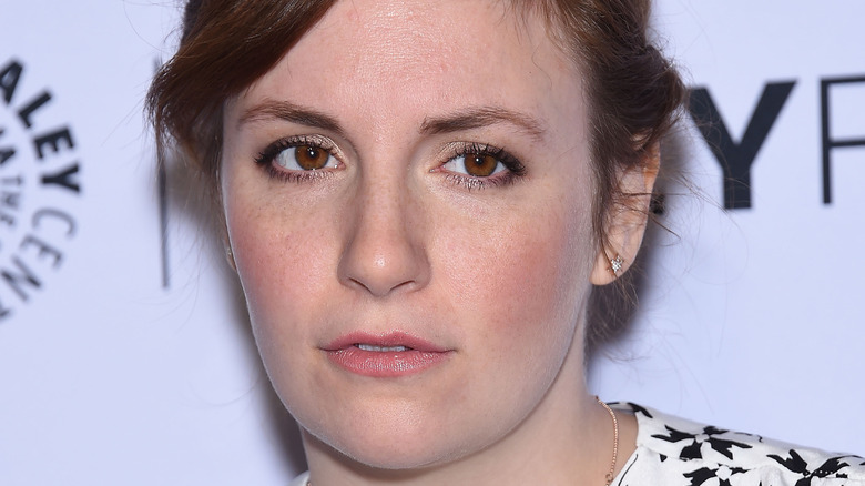 Lena Dunham posing 