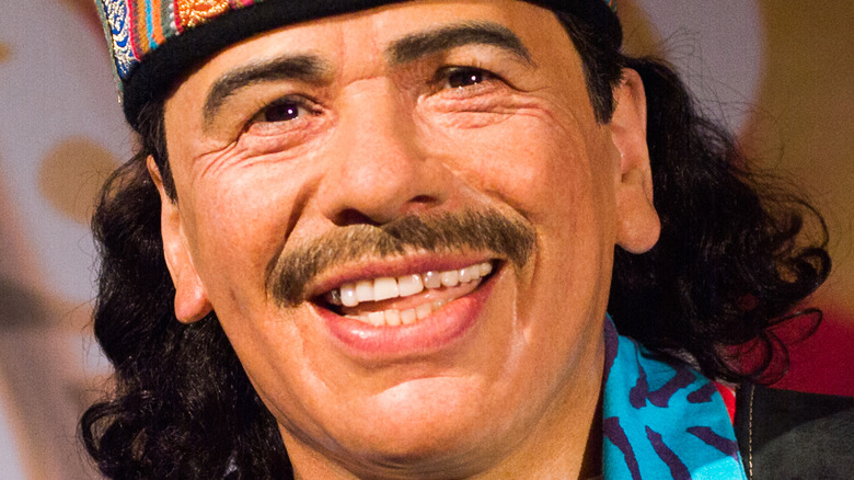 Carlos Santana smile