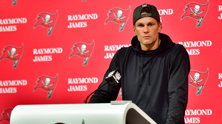 Tom Brady speaking
