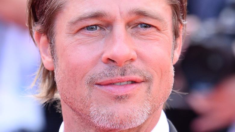 Brad Pitt with facial hair