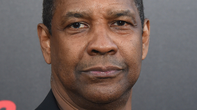 Denzel Washington not smiling