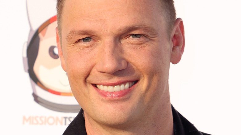 Nick Carter smiling