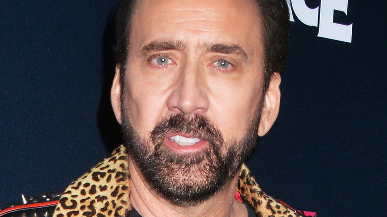 Nicolas Cage red carpet movie premiere 