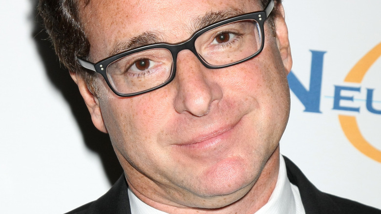 Bob Saget on the red carpet