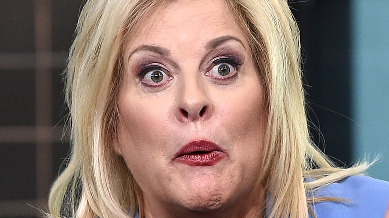 Nancy Grace pulling face