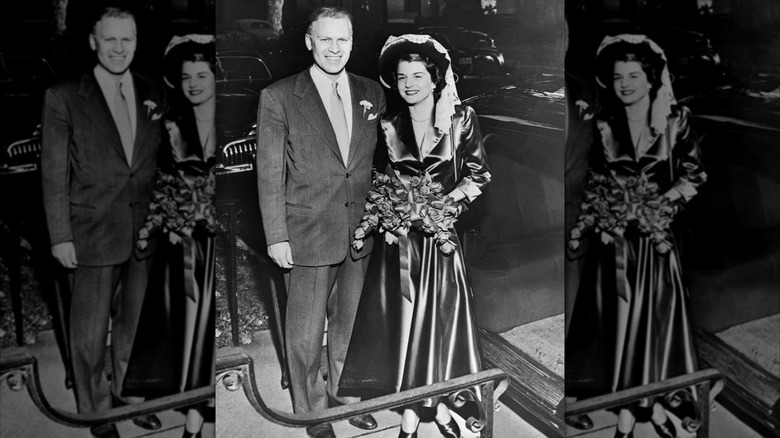 Gerald and Betty Ford on their wedding day.
