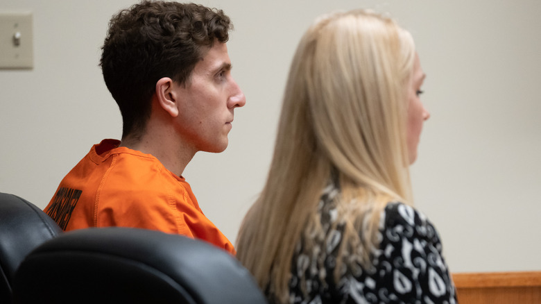 Bryan Kohberger sitting in court