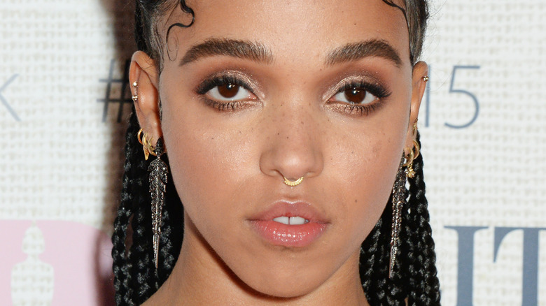 FKA Twigs posing