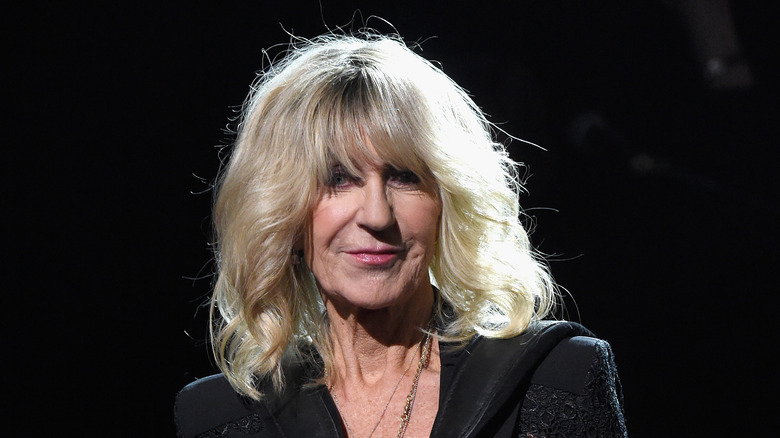 Christine McVie in black