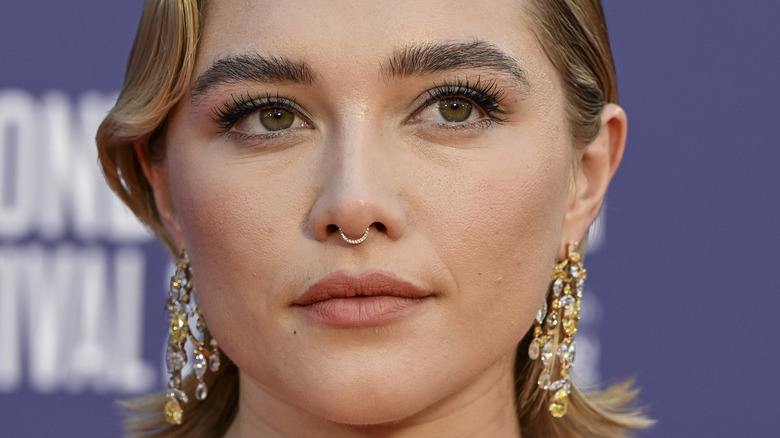Florence Pugh posing for a photo