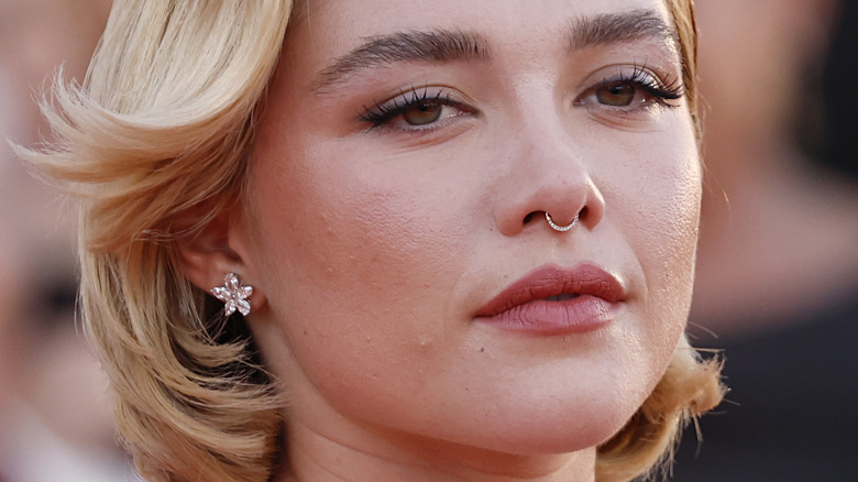 Florence Pugh on the red carpet at the Venice Film Festival