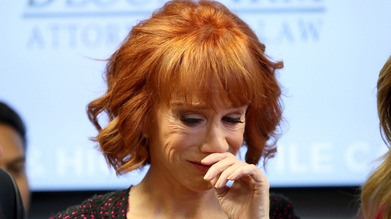 Kathy Griffin upset 