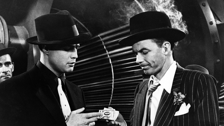 Marlon Brando and Frank Sinatra in Guys and Dolls