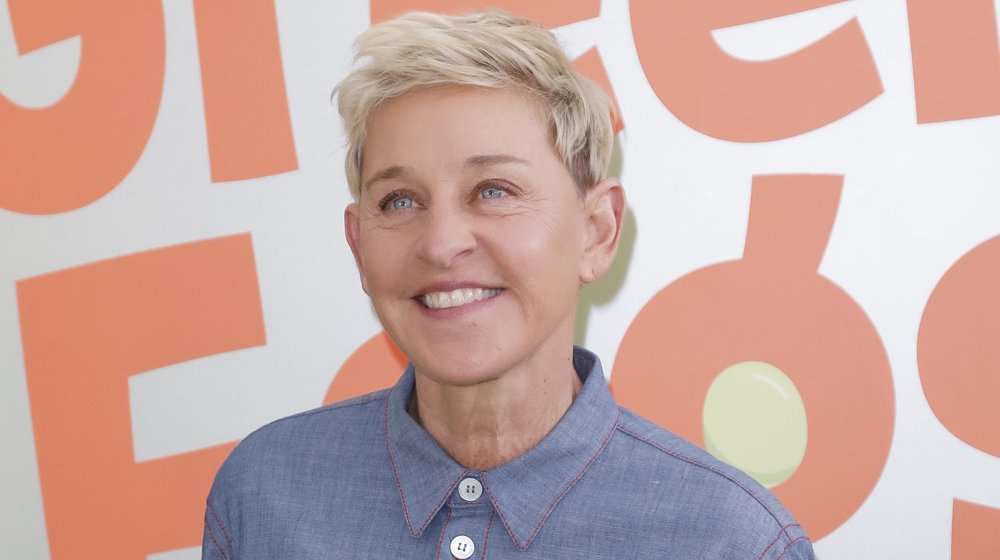 Ellen DeGeneres attends the premiere of Netflix's "Green Eggs And Ham" at Hollywood American Legion 