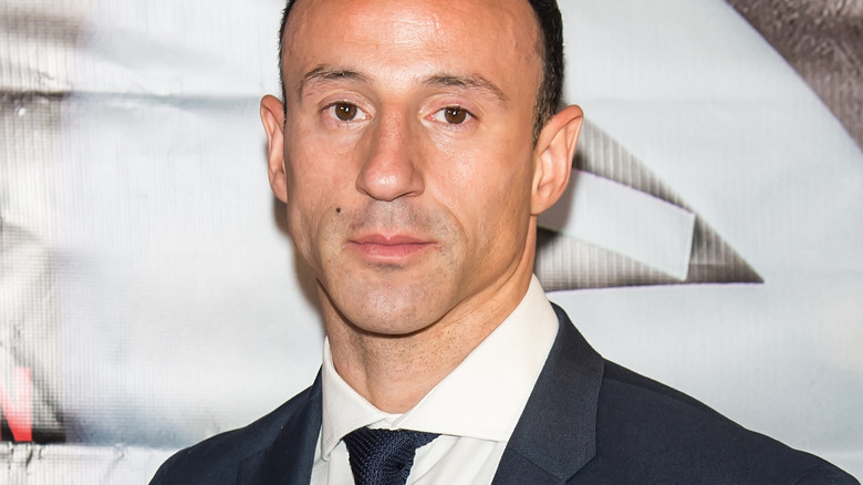 Lillo Brancato posing black suit