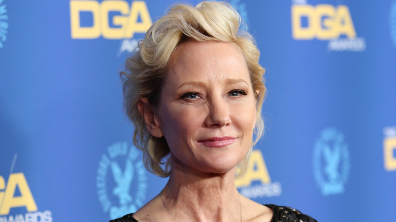 Anne Heche on the red carpet