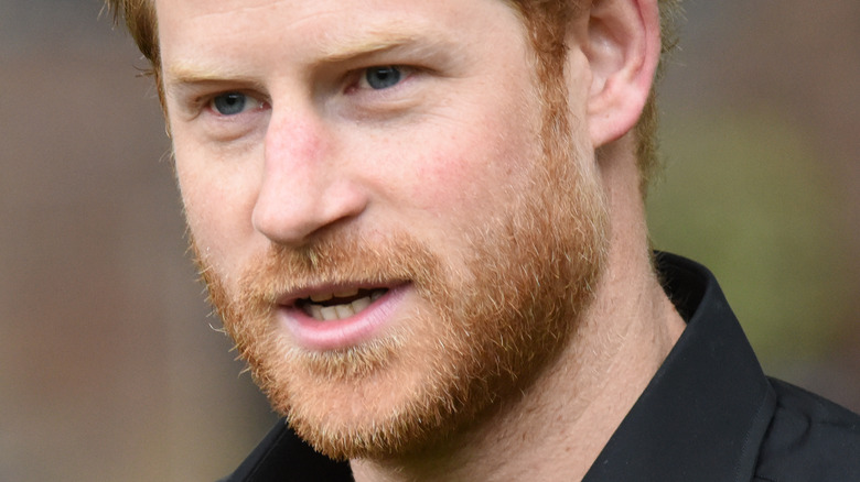 Prince Harry serious 