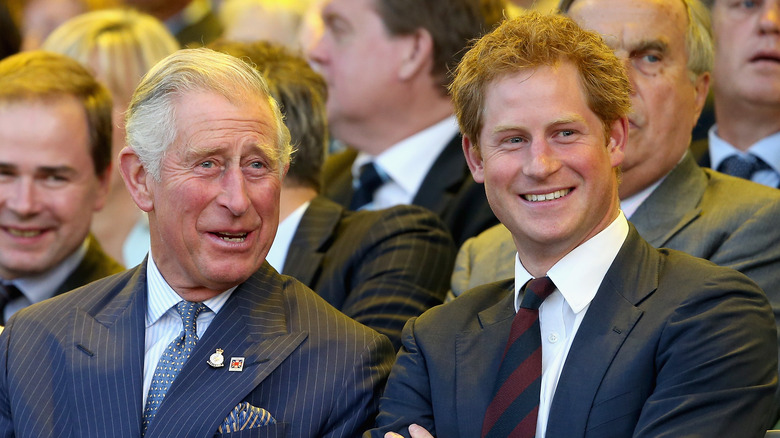 Prince Charles and Prince Harry in 2014