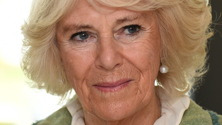 Camilla Parker-Bowles posing