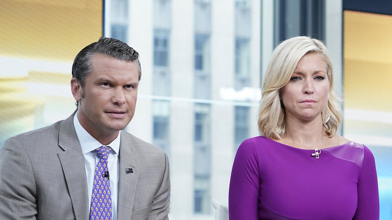 Pete Hegseth and Ainsley Earhardt co-host a talk show