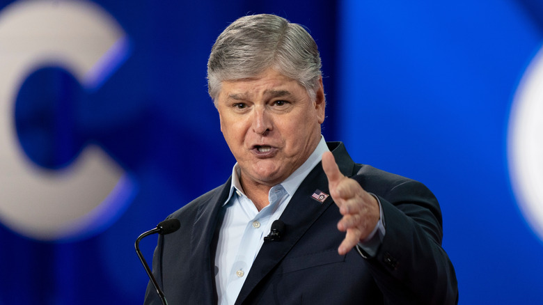 Sean Hannity speaking at an event