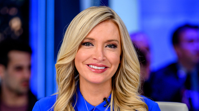Kayleigh McEnany on the set of Hannity