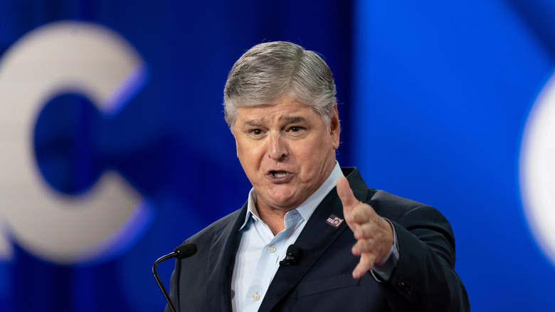 Sean Hannity speaking at an event