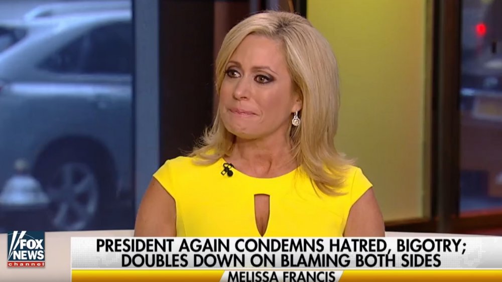Melissa Francis got emotional about race