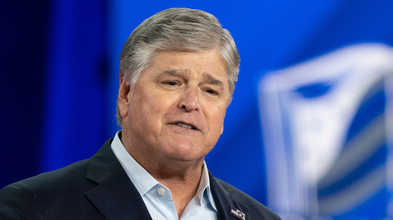 Sean Hannity speaking at CPAC