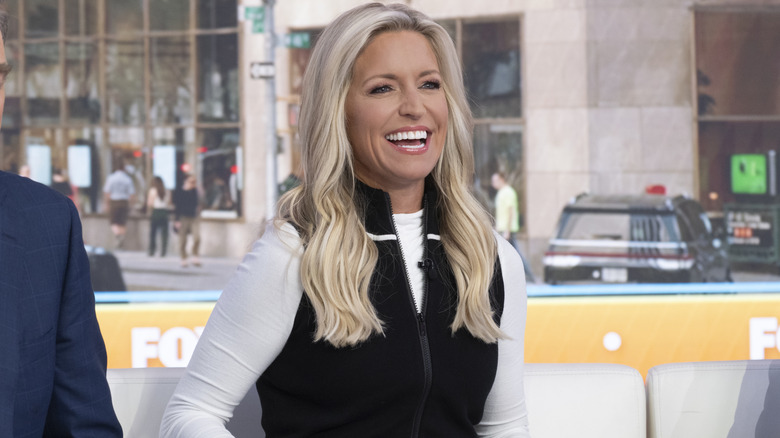 Ainsley Earhardt on the set of 'Fox & Friends.'
