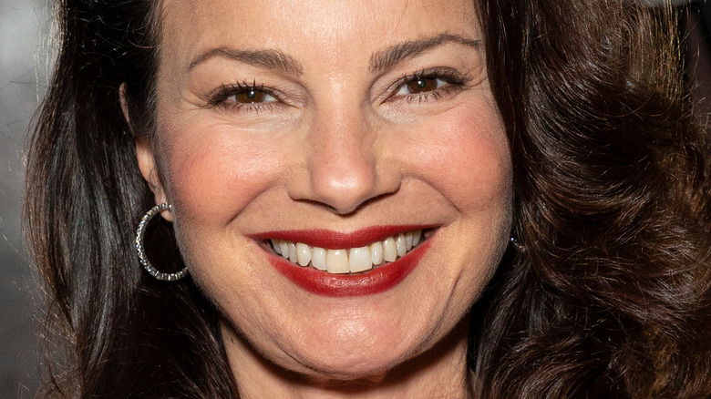 Fran Drescher smiling big