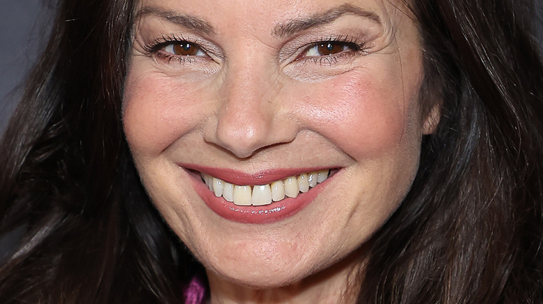 Fran Drescher smiles