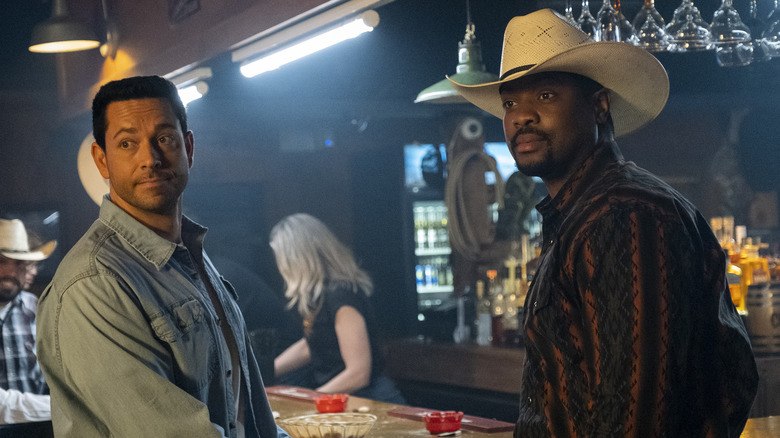 Zachary Levi and Ser'Darius Blain in American Underdog