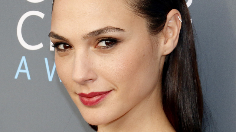 Gal Gadot with slight smile