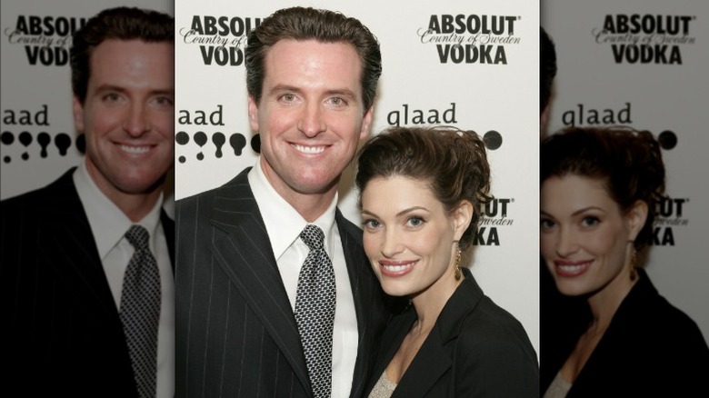 Gavin Newsom and Kimberly Guilfoyle at the 15th Annual GLAAD Awards