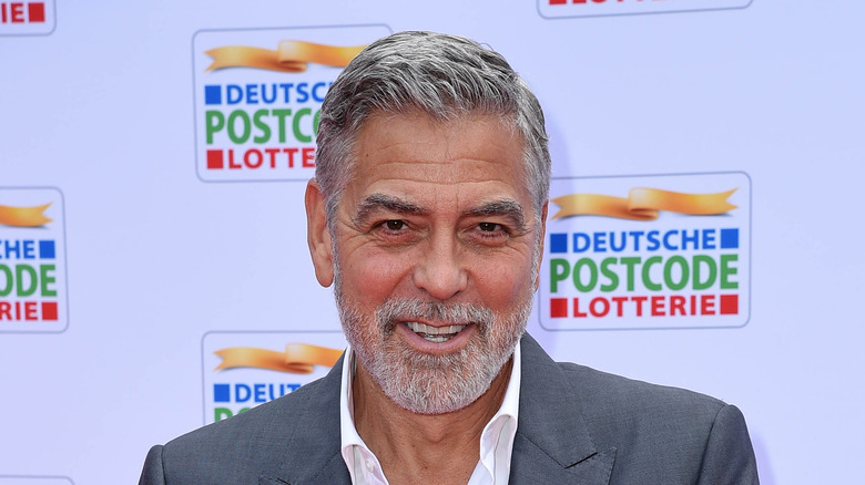 George Clooney smiling