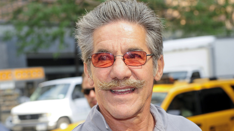 Geraldo Rivera walking outside