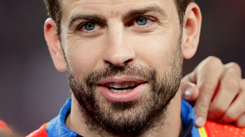 Gerard Pique smiling