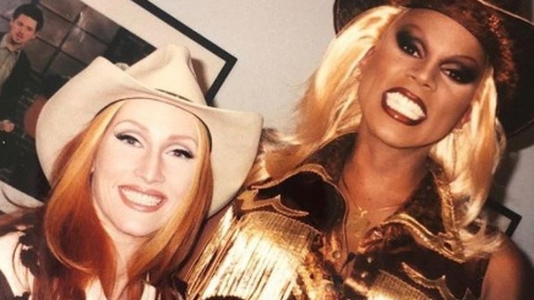 RuPaul and Michelle Visage around the time of The RuPaul Show