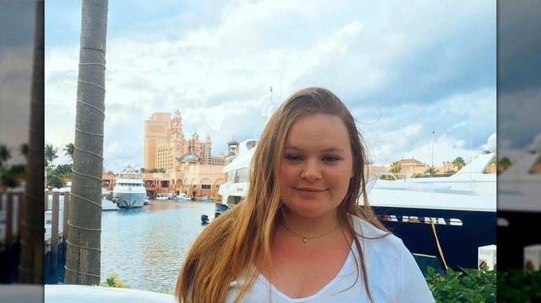 Kate West during a vacation in 2020.