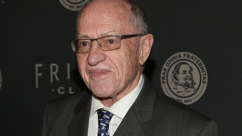 Alan Dershowitz smiling