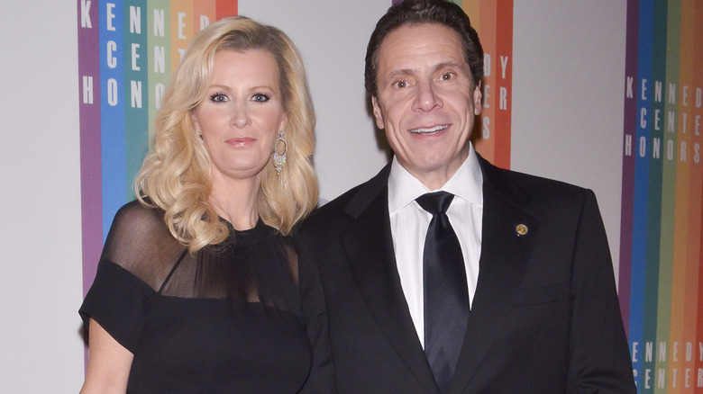 Andrew Cuomo and Kerry Kennedy posing 