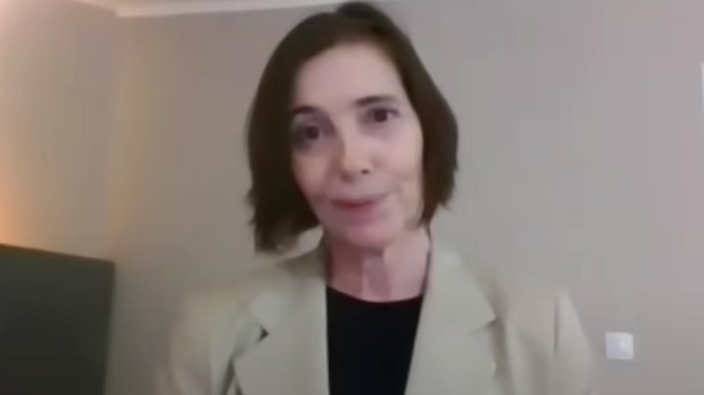 Christina Oxenberg speaking in an interview 